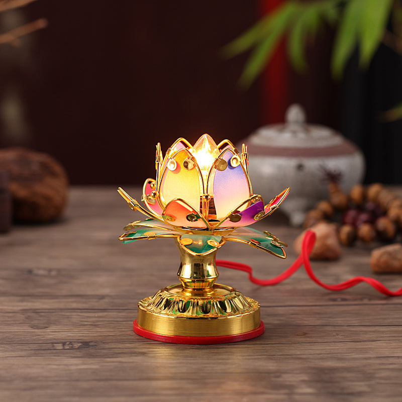 Handmade Flower Lamp – Floral Decorative Light for Home